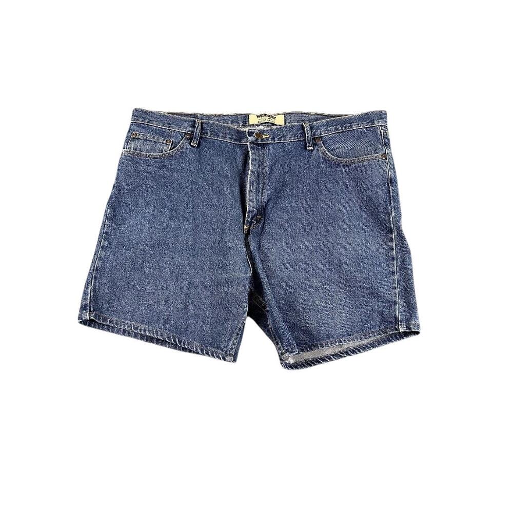 Wrangler Authentics Men’s Denim Jean Shorts Size 42 Relaxed Fit Blue